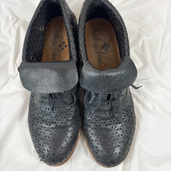 Patricia Nash Sabrina Ankle Boots Black Italian Leather Women’s Size 7.5 - Picture 6 of 16